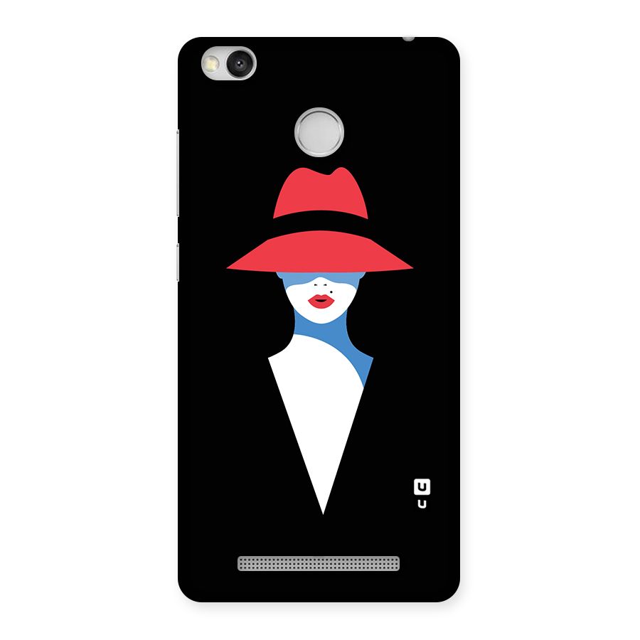 Mysterious Woman Illustration Back Case for Redmi 3S Prime