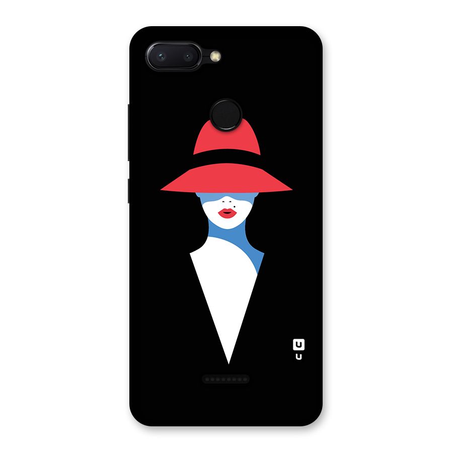 Mysterious Woman Illustration Back Case for Redmi 6