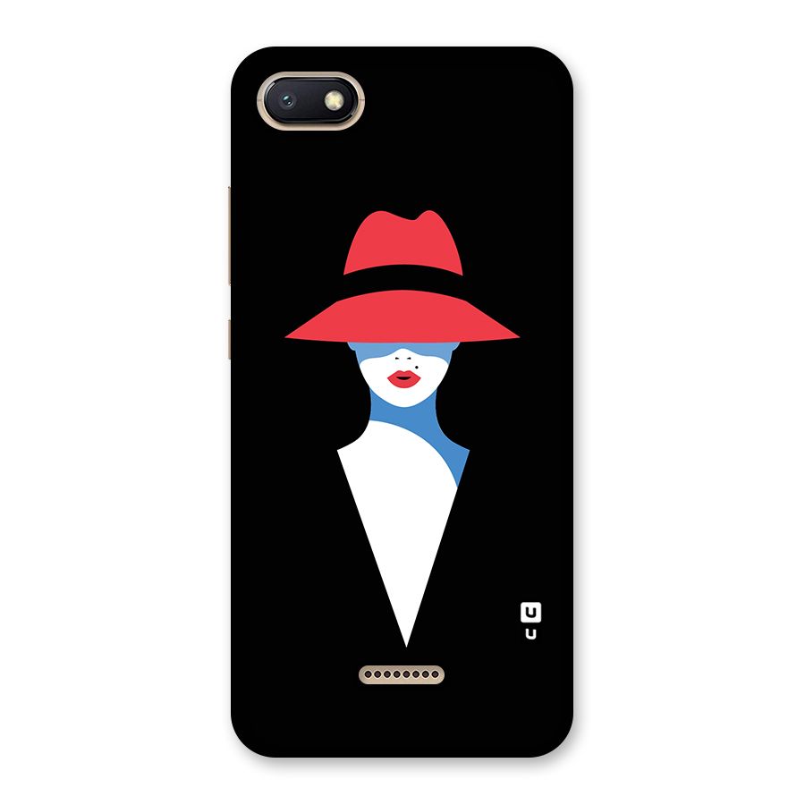 Mysterious Woman Illustration Back Case for Redmi 6A