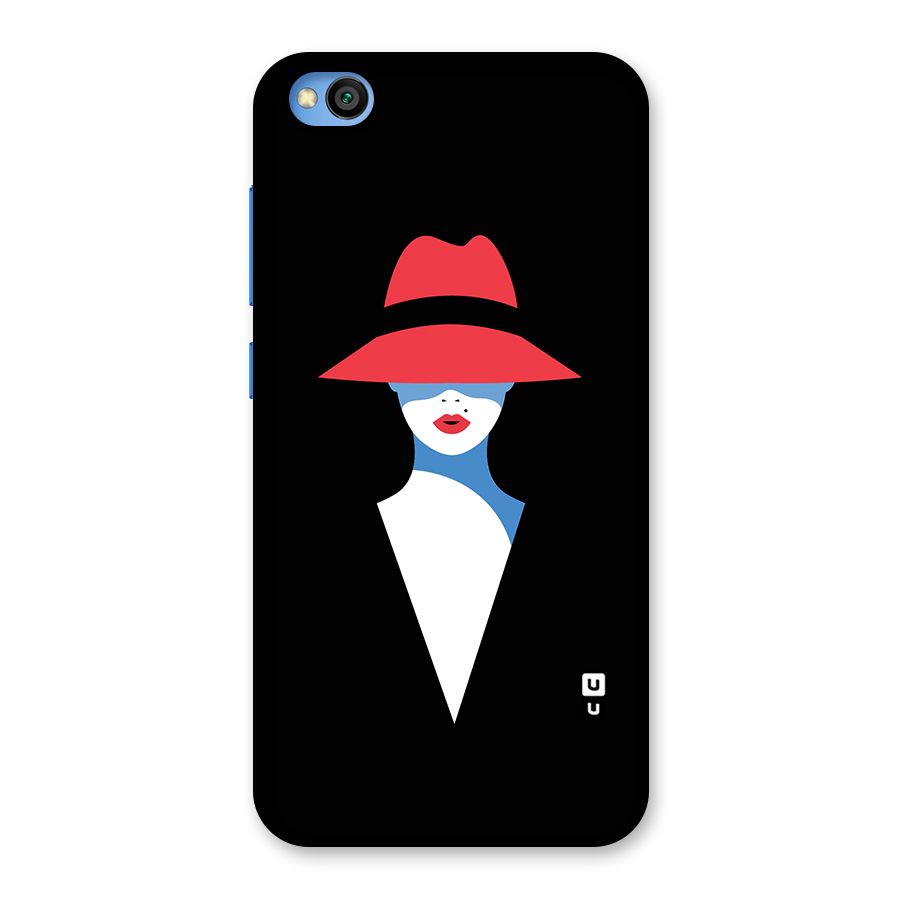 Mysterious Woman Illustration Back Case for Redmi Go