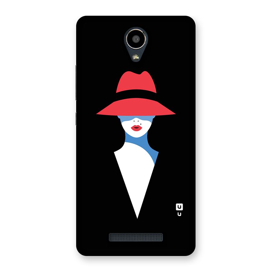 Mysterious Woman Illustration Back Case for Redmi Note 2