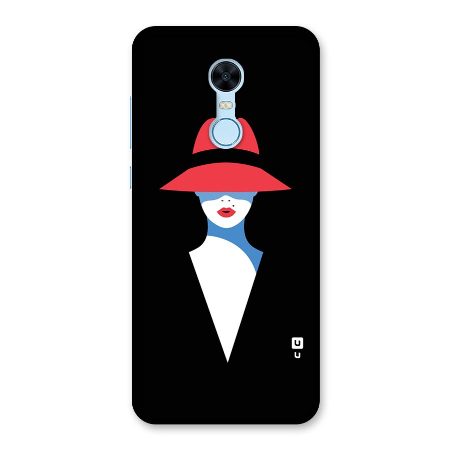 Mysterious Woman Illustration Back Case for Redmi Note 5