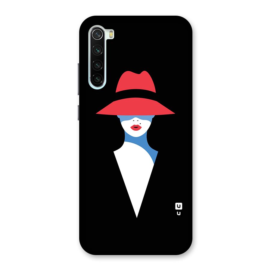 Mysterious Woman Illustration Back Case for Redmi Note 8