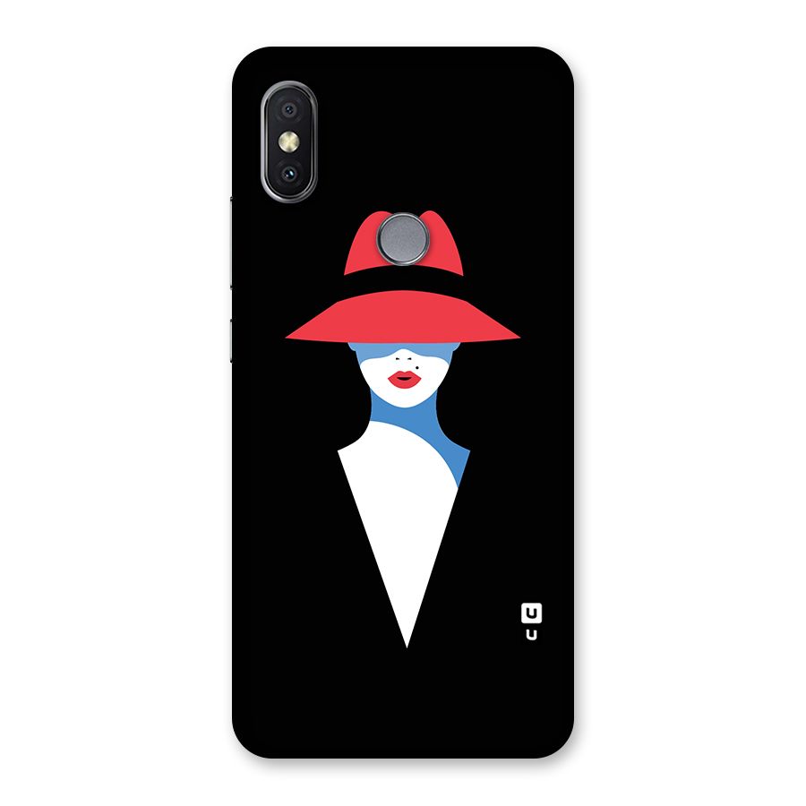Mysterious Woman Illustration Back Case for Redmi Y2