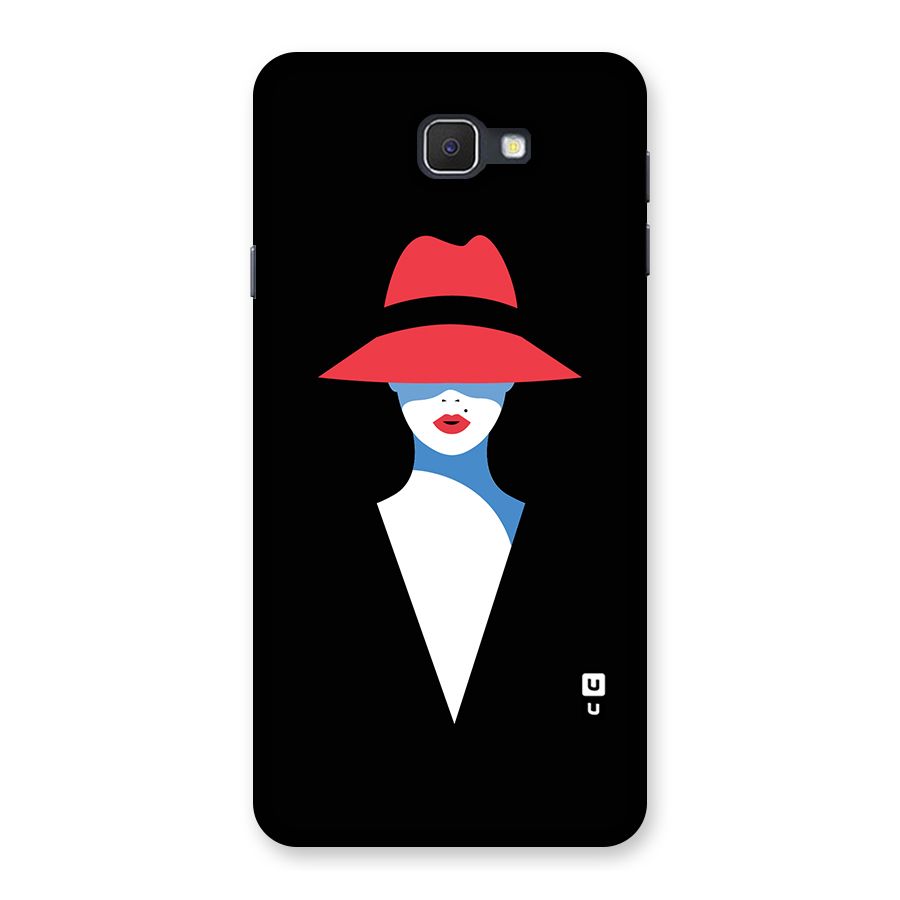 Mysterious Woman Illustration Back Case for Samsung Galaxy J7 Prime