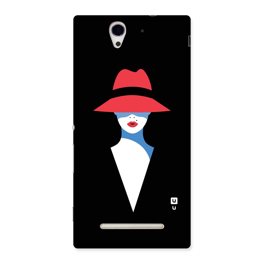 Mysterious Woman Illustration Back Case for Sony Xperia C3