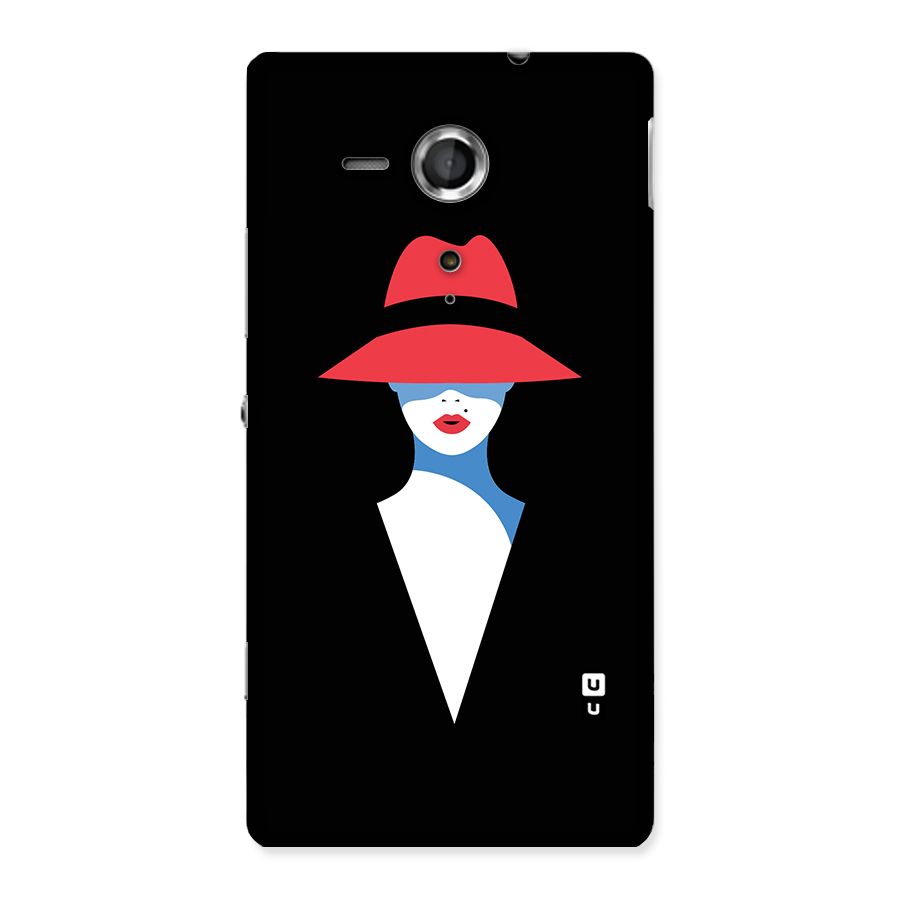 Mysterious Woman Illustration Back Case for Sony Xperia SP
