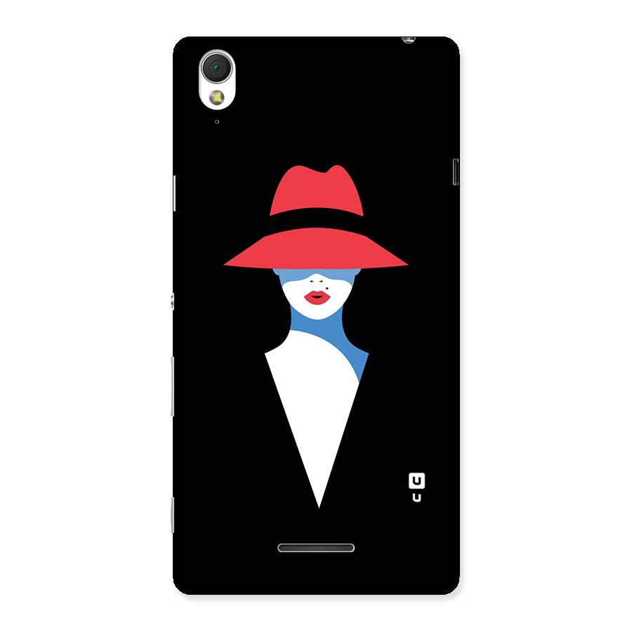 Mysterious Woman Illustration Back Case for Sony Xperia T3