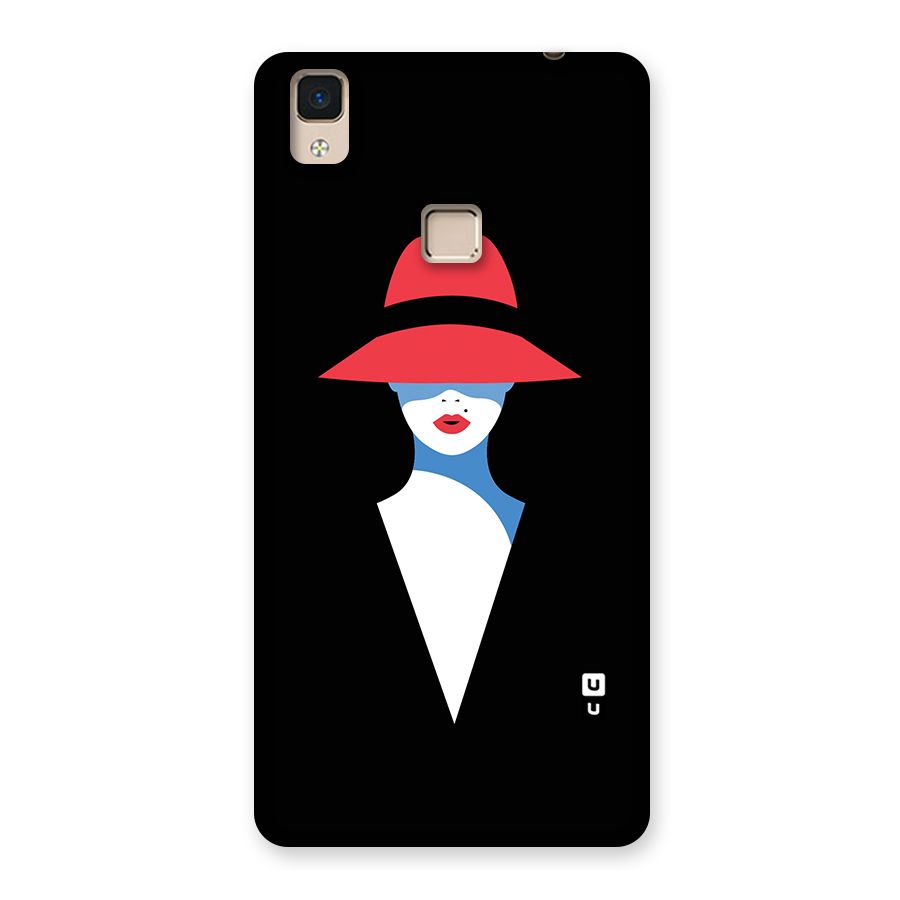 Mysterious Woman Illustration Back Case for V3 Max