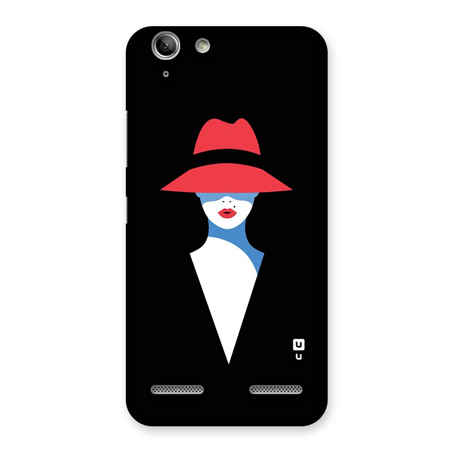 Mysterious Woman Illustration Back Case for Vibe K5 Plus