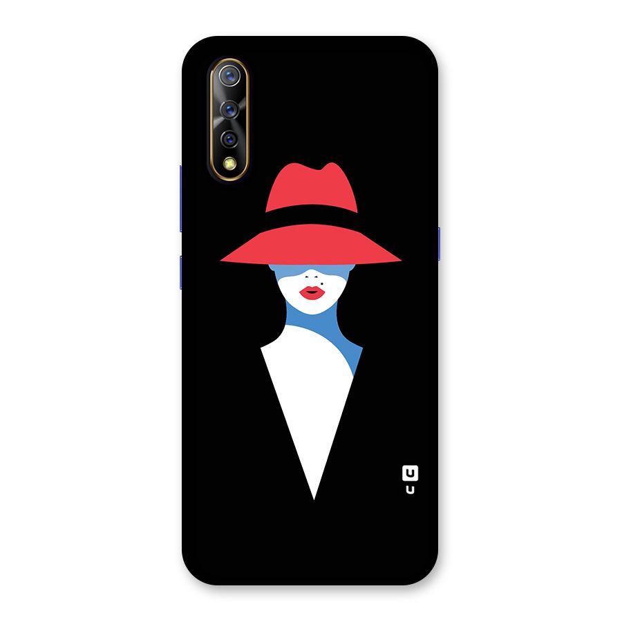 Mysterious Woman Illustration Back Case for Vivo S1