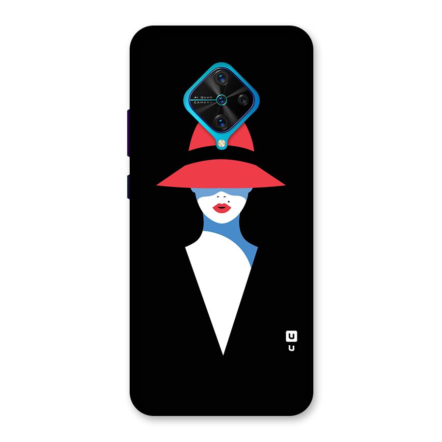 Mysterious Woman Illustration Back Case for Vivo S1 Pro