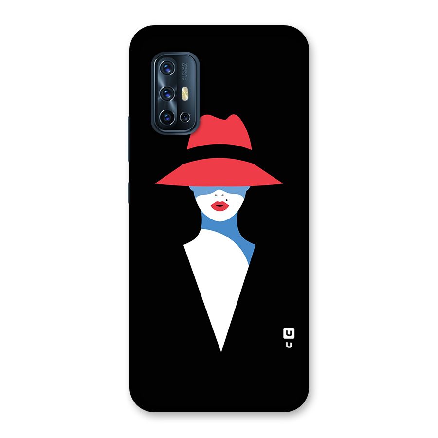Mysterious Woman Illustration Back Case for Vivo V17