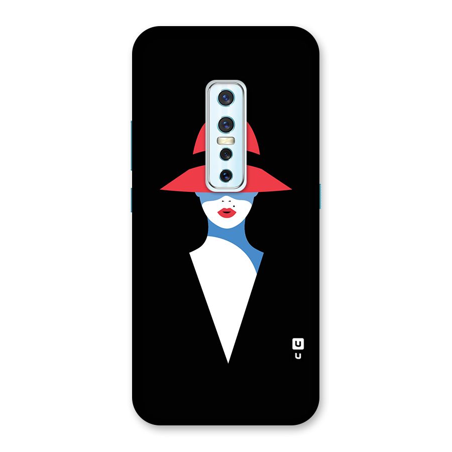 Mysterious Woman Illustration Back Case for Vivo V17 Pro