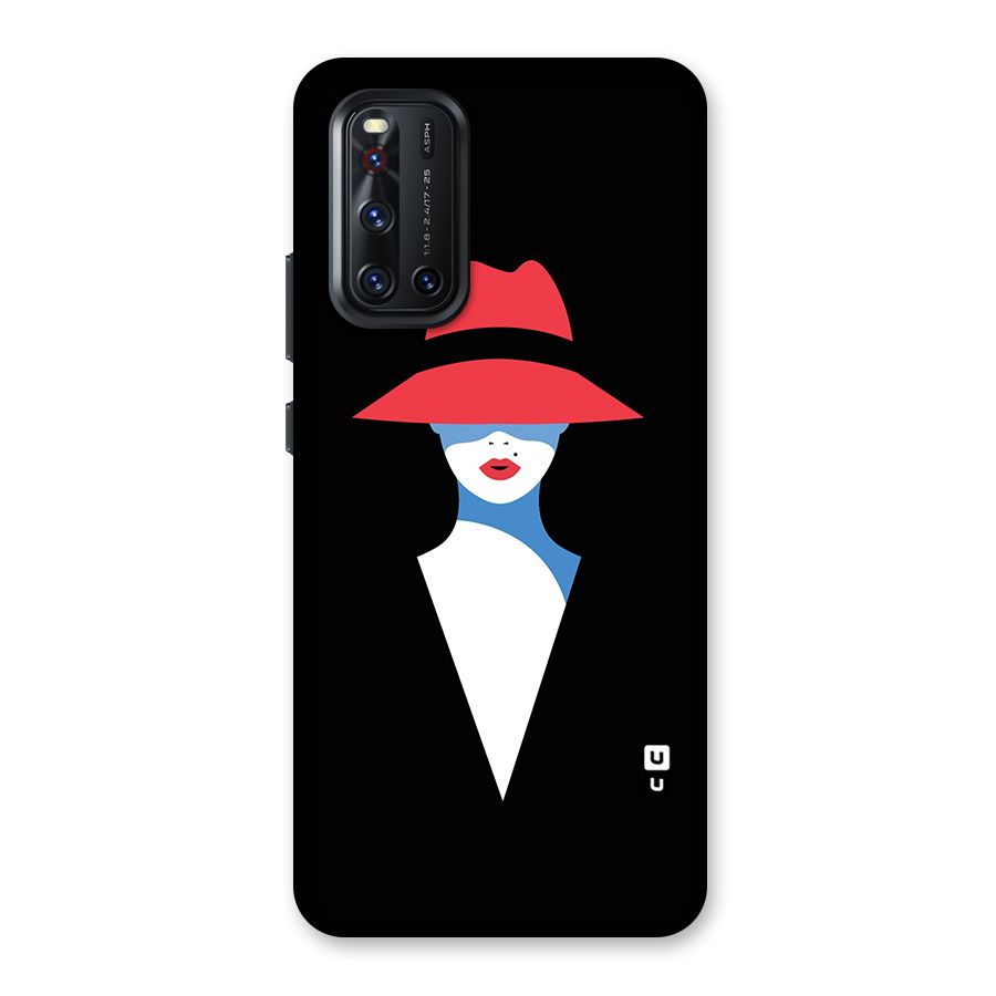 Mysterious Woman Illustration Back Case for Vivo V19