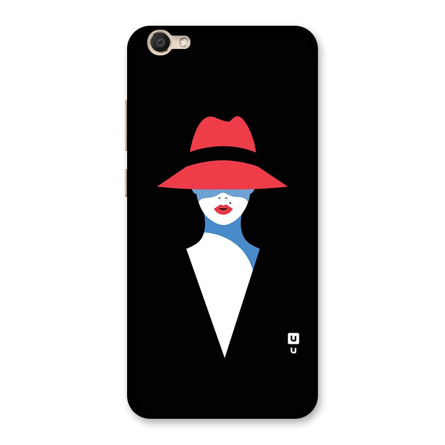 Mysterious Woman Illustration Back Case for Vivo V5