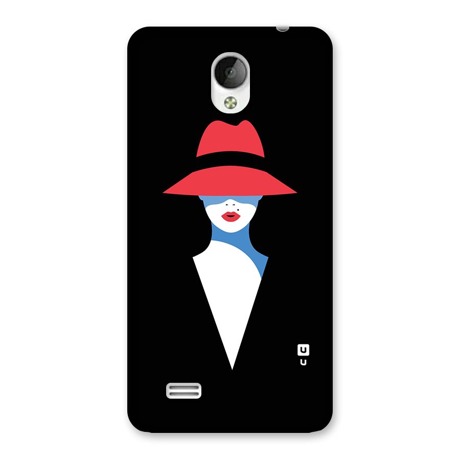 Mysterious Woman Illustration Back Case for Vivo Y21
