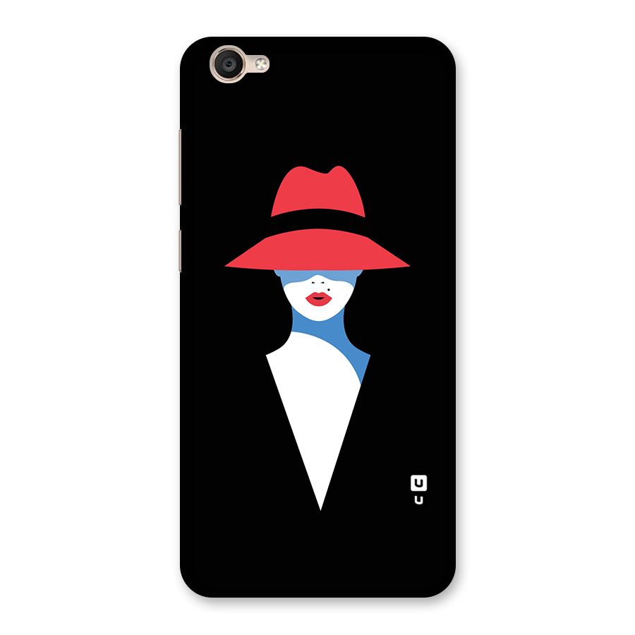 Mysterious Woman Illustration Back Case for Vivo Y55