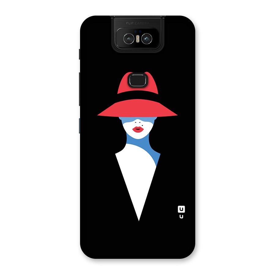 Mysterious Woman Illustration Back Case for Zenfone 6z