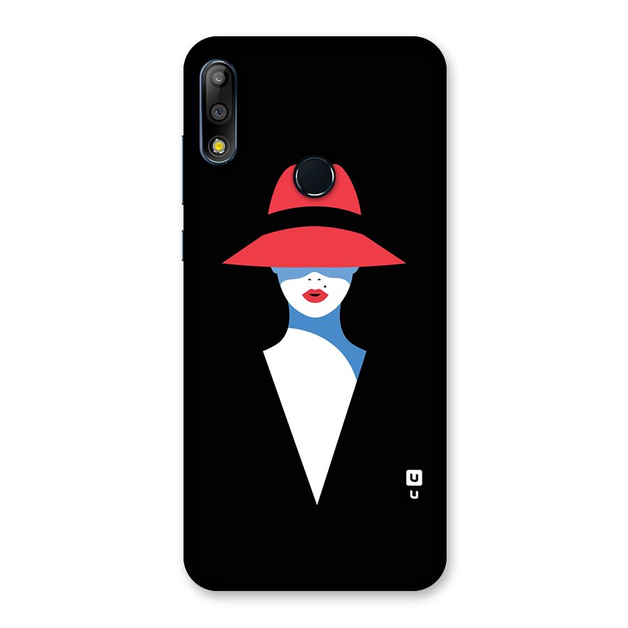 Mysterious Woman Illustration Back Case for Zenfone Max Pro M2
