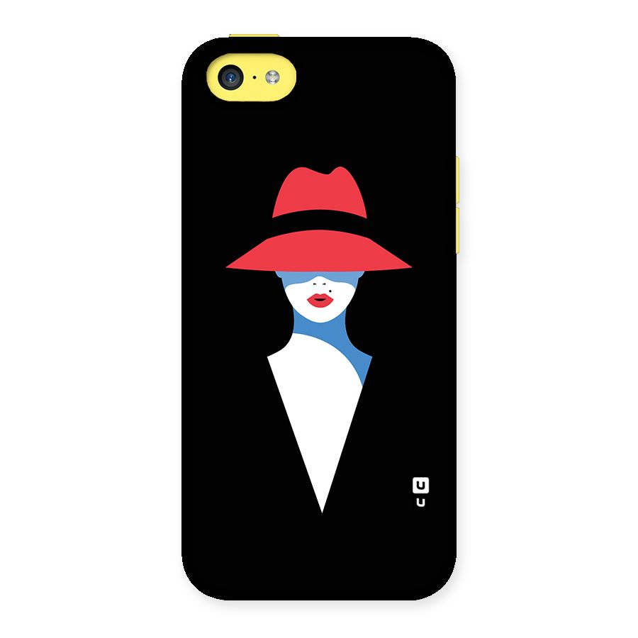 Mysterious Woman Illustration Back Case for iPhone 5C