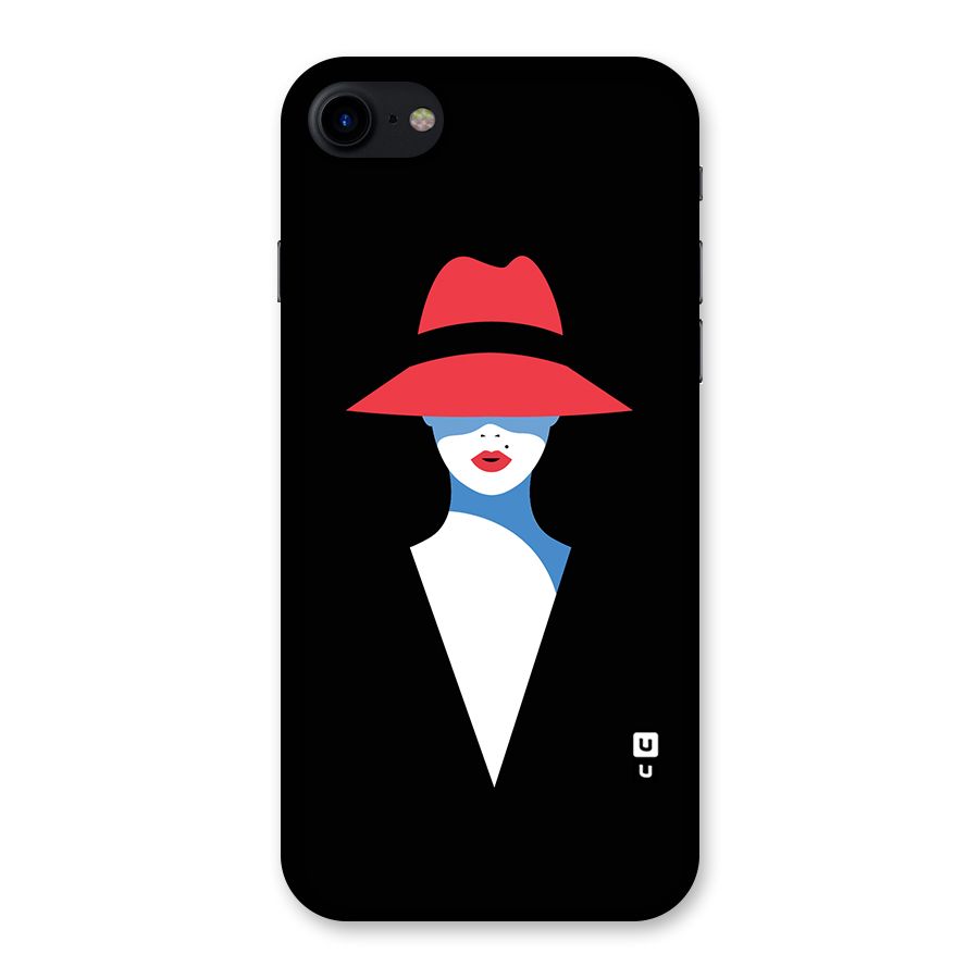 Mysterious Woman Illustration Back Case for iPhone SE 2020