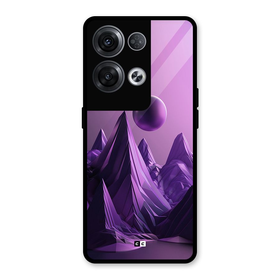 Mystical Landscape Glass Back Case for Oppo Reno8 Pro 5G