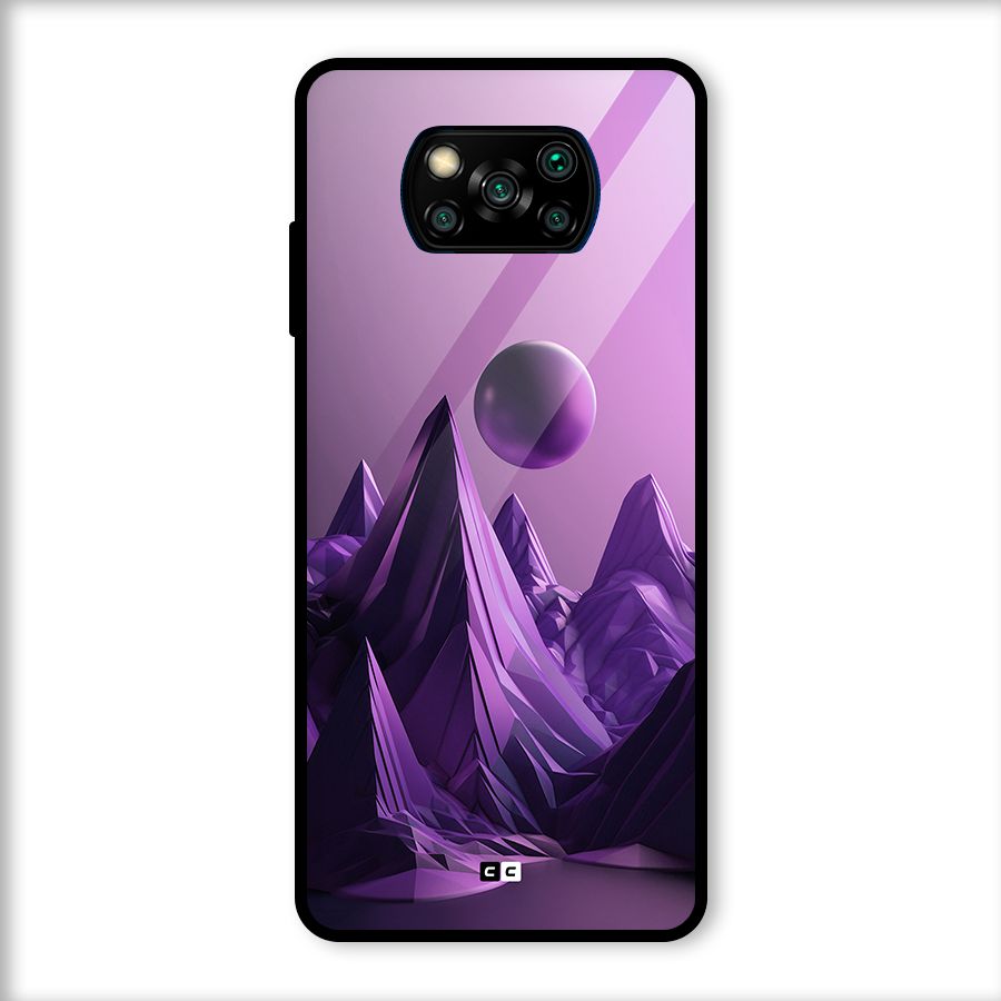 Mystical Landscape Glass Back Case for Poco X3