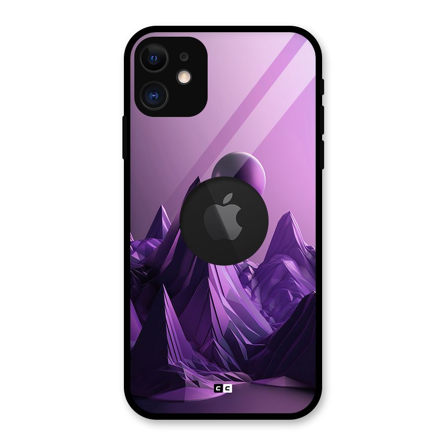 Mystical Landscape Glass Back Case for iPhone 11 Logo Cut