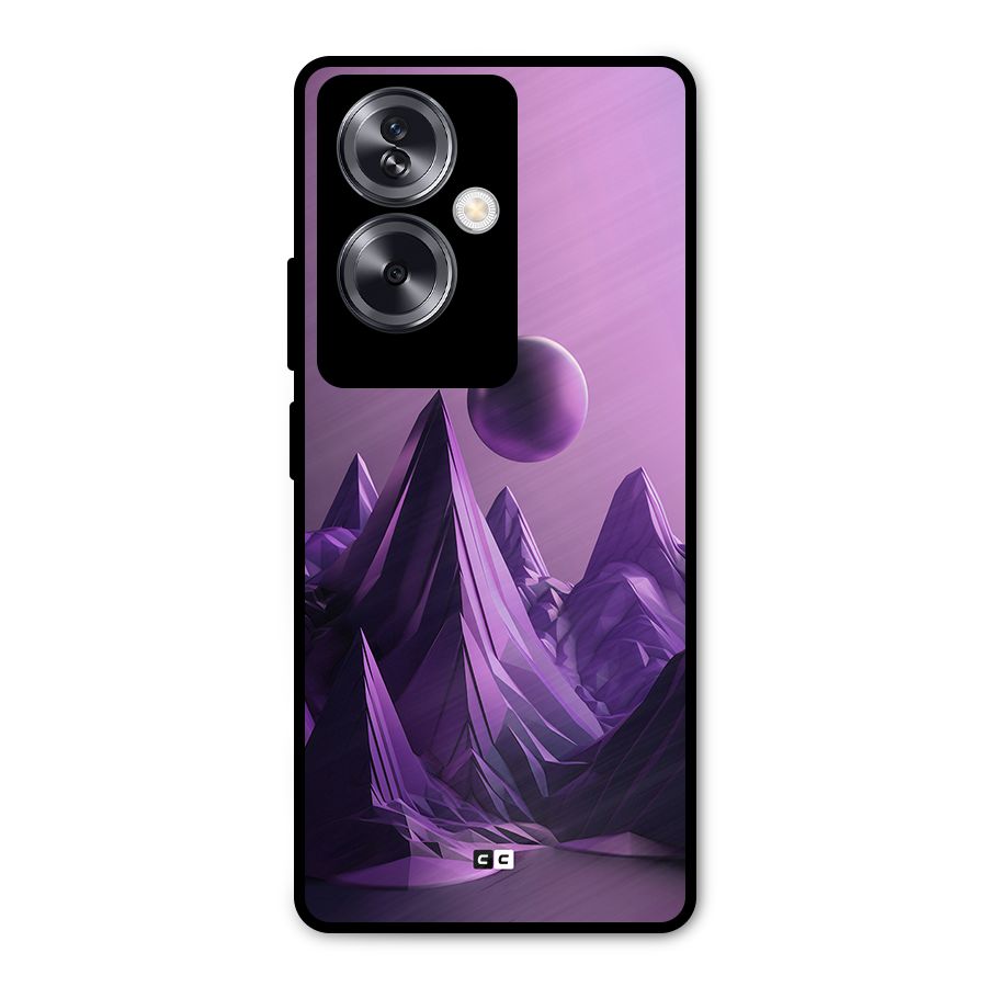 Mystical Landscape Metal Back Case for Oppo A79 5G