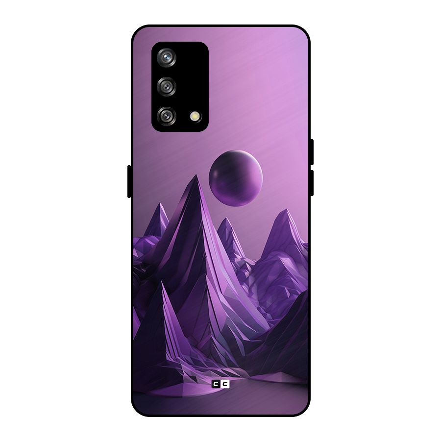 Mystical Landscape Metal Back Case for Oppo F19s