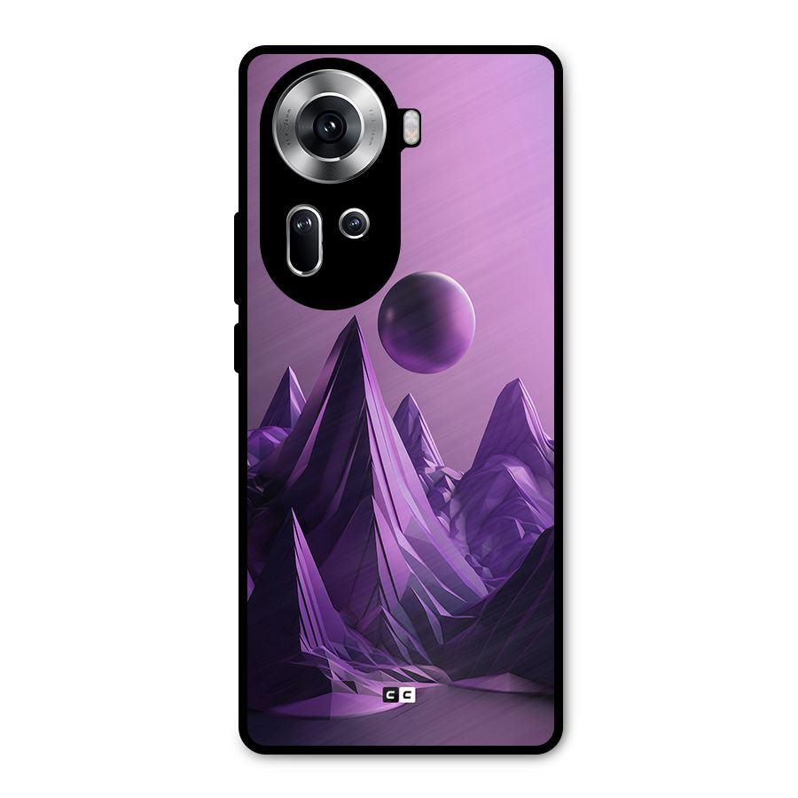 Mystical Landscape Metal Back Case for Oppo Reno11 5G