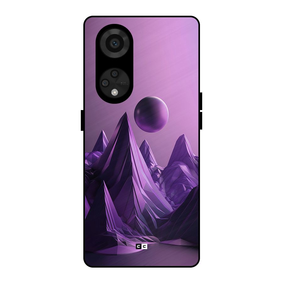 Mystical Landscape Metal Back Case for Reno8 T 5G