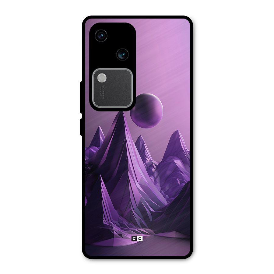 Mystical Landscape Metal Back Case for Vivo V30 Pro