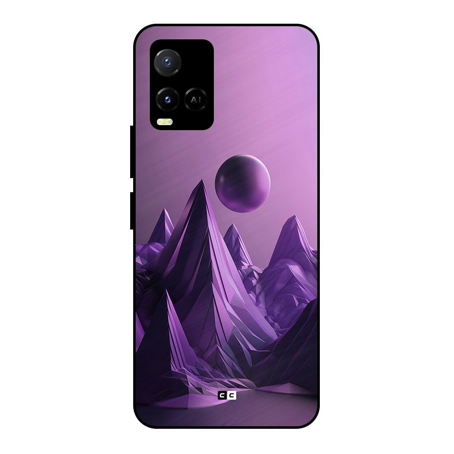 Mystical Landscape Metal Back Case for Vivo Y21G