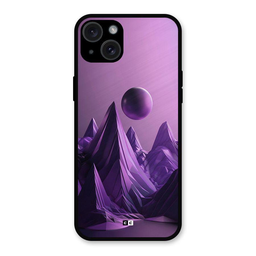 Mystical Landscape Metal Back Case for iPhone 15 Plus