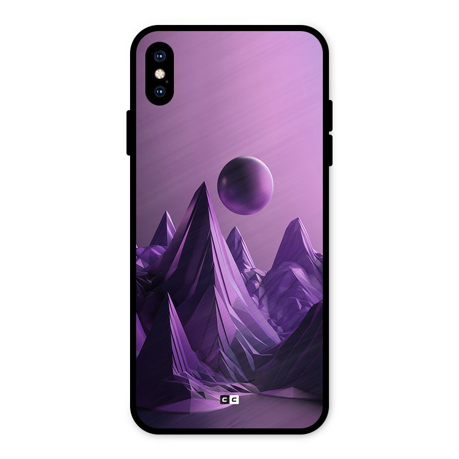 Mystical Landscape Metal Back Case for iPhone XS Max