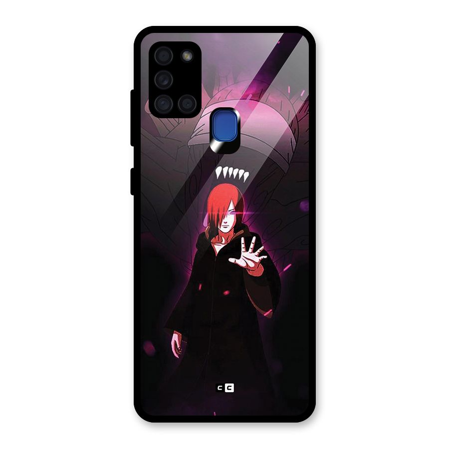 Nagato Fighting Glass Back Case for Galaxy A21s