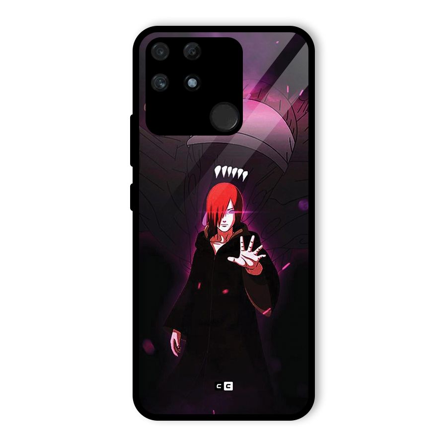 Nagato Fighting Glass Back Case for Realme Narzo 50A