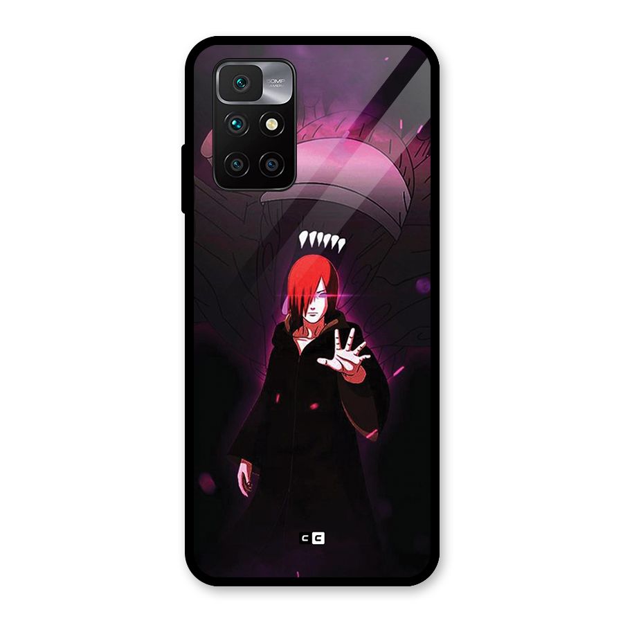Nagato Fighting Glass Back Case for Redmi 10 Prime