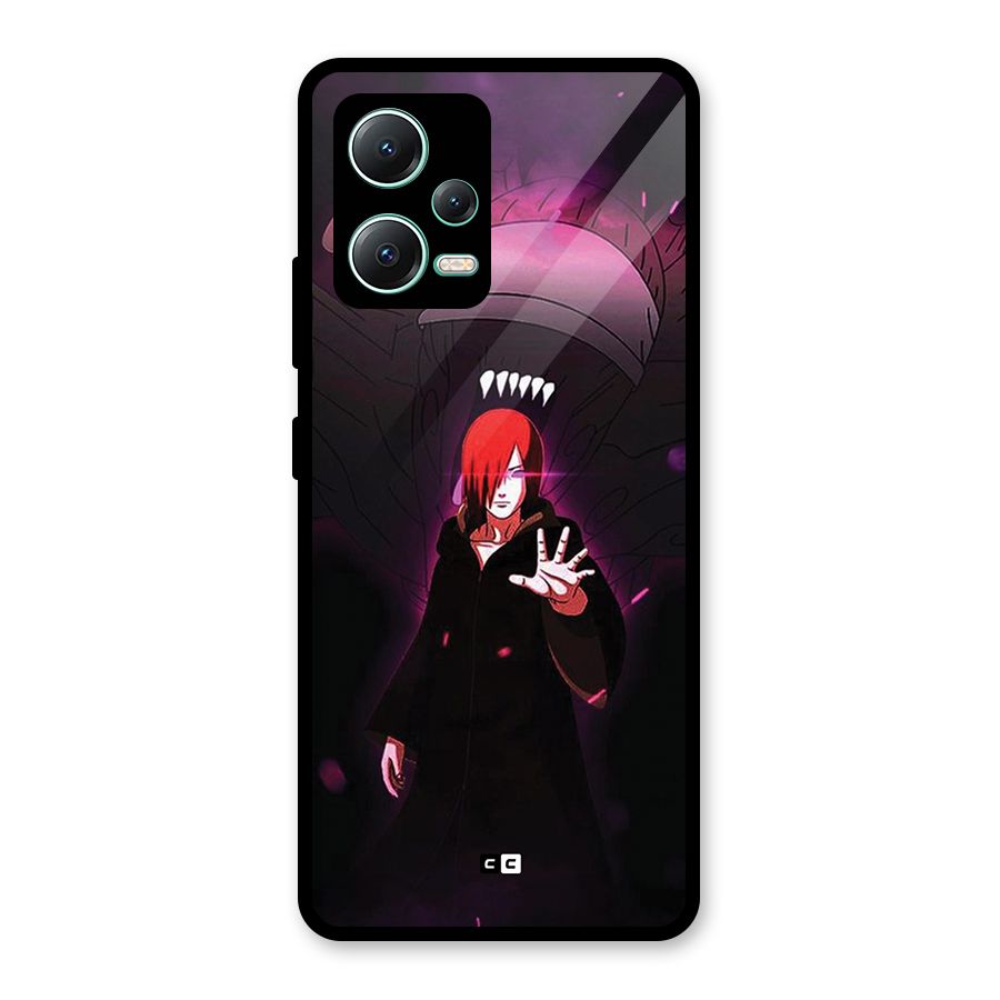 Nagato Fighting Glass Back Case for Redmi Note 12 5G