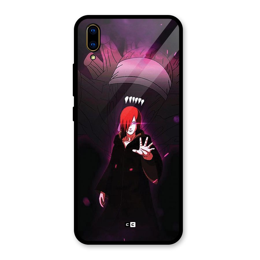 Nagato Fighting Glass Back Case for Vivo V11 Pro