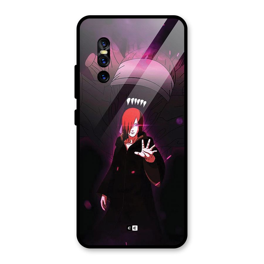 Nagato Fighting Glass Back Case for Vivo V15 Pro