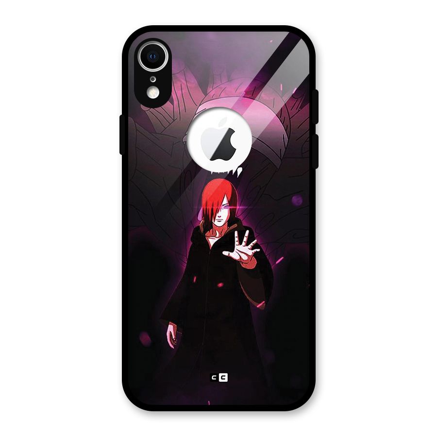 Nagato Fighting Glass Back Case for iPhone XR Logo Cut