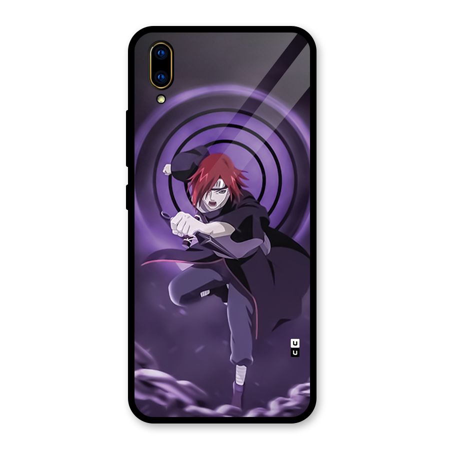 Nagato Using Rennegan Glass Back Case for Vivo V11 Pro