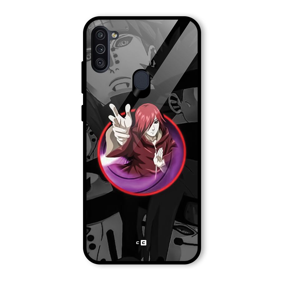 Nagato Uzumaki Glass Back Case for Galaxy M11