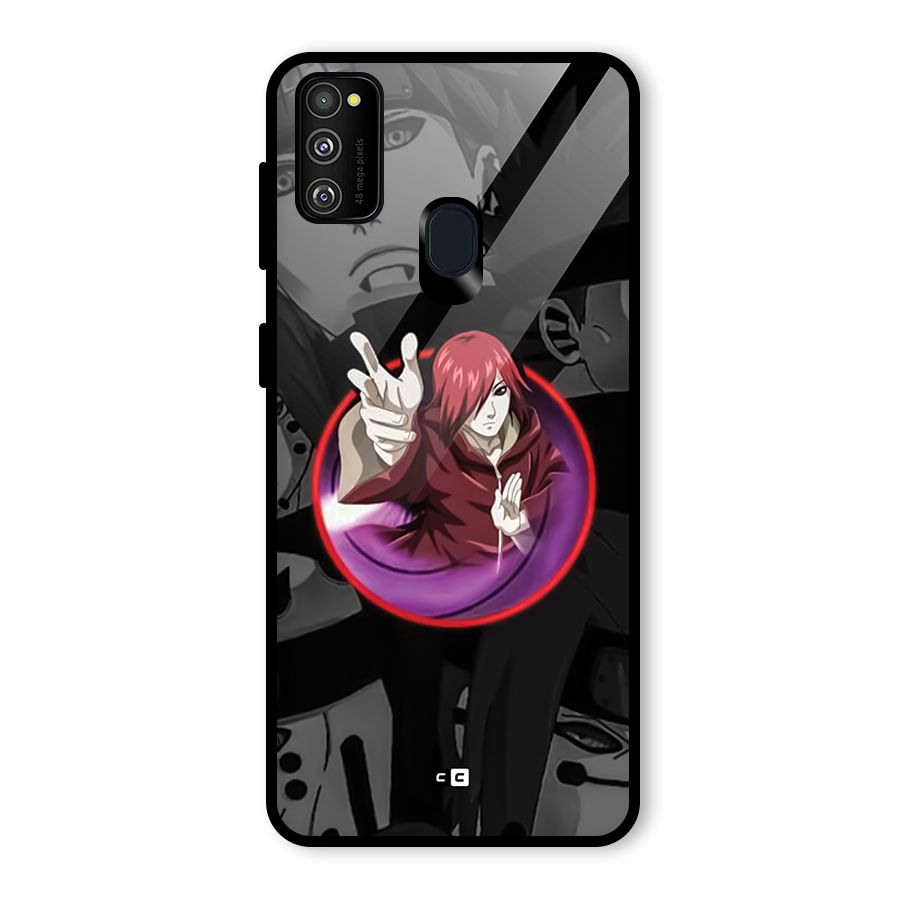 Nagato Uzumaki Glass Back Case for Galaxy M21