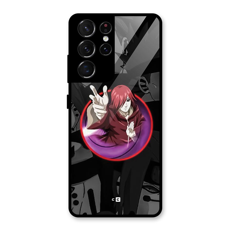 Nagato Uzumaki Glass Back Case for Galaxy S21 Ultra 5G