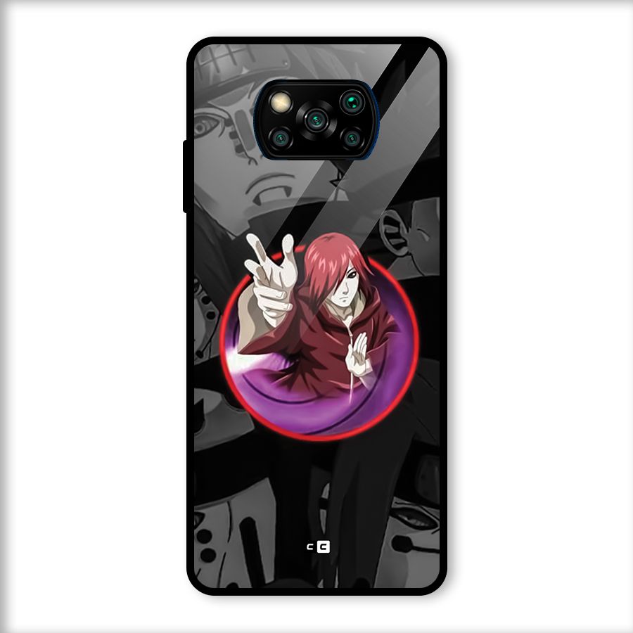 Nagato Uzumaki Glass Back Case for Poco X3