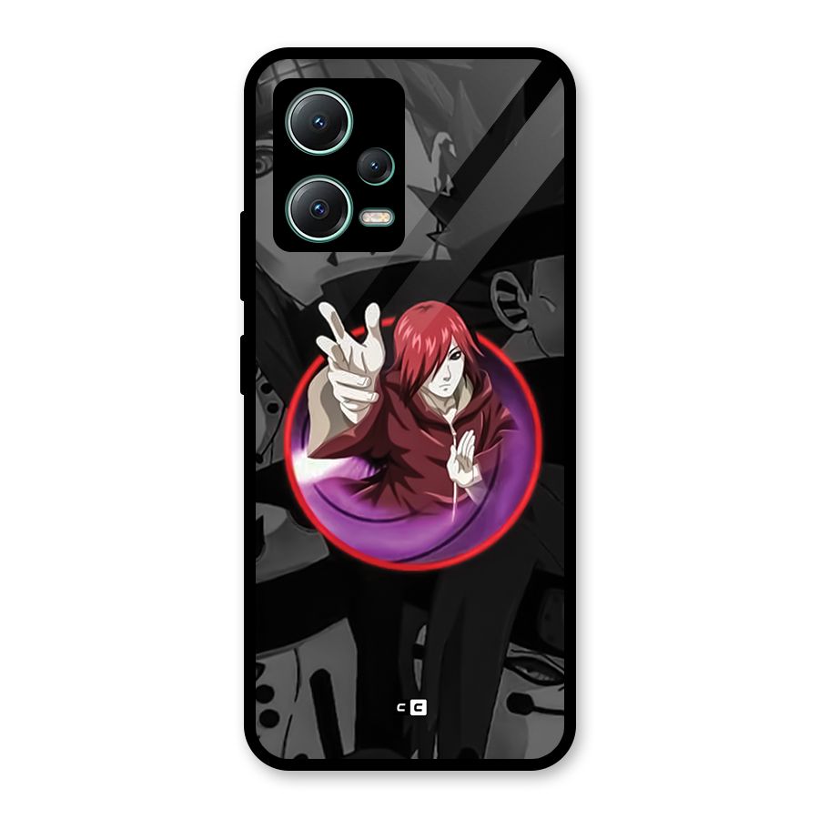 Nagato Uzumaki Glass Back Case for Poco X5